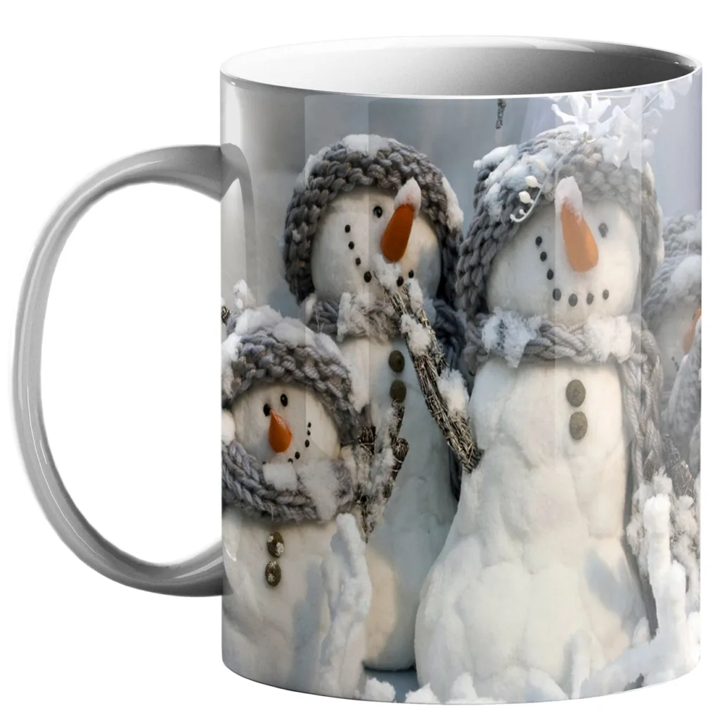 ماگ طرح آدم برفی کد 10