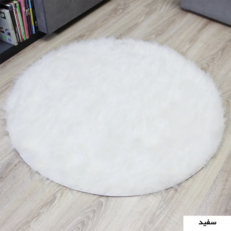 پادری هیراد هوم فرنشینگ طرح خز فانتزی سایز 90×90 سانتی متر