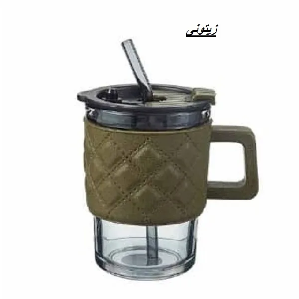 ماگ مدل چرمی طرح لوزی