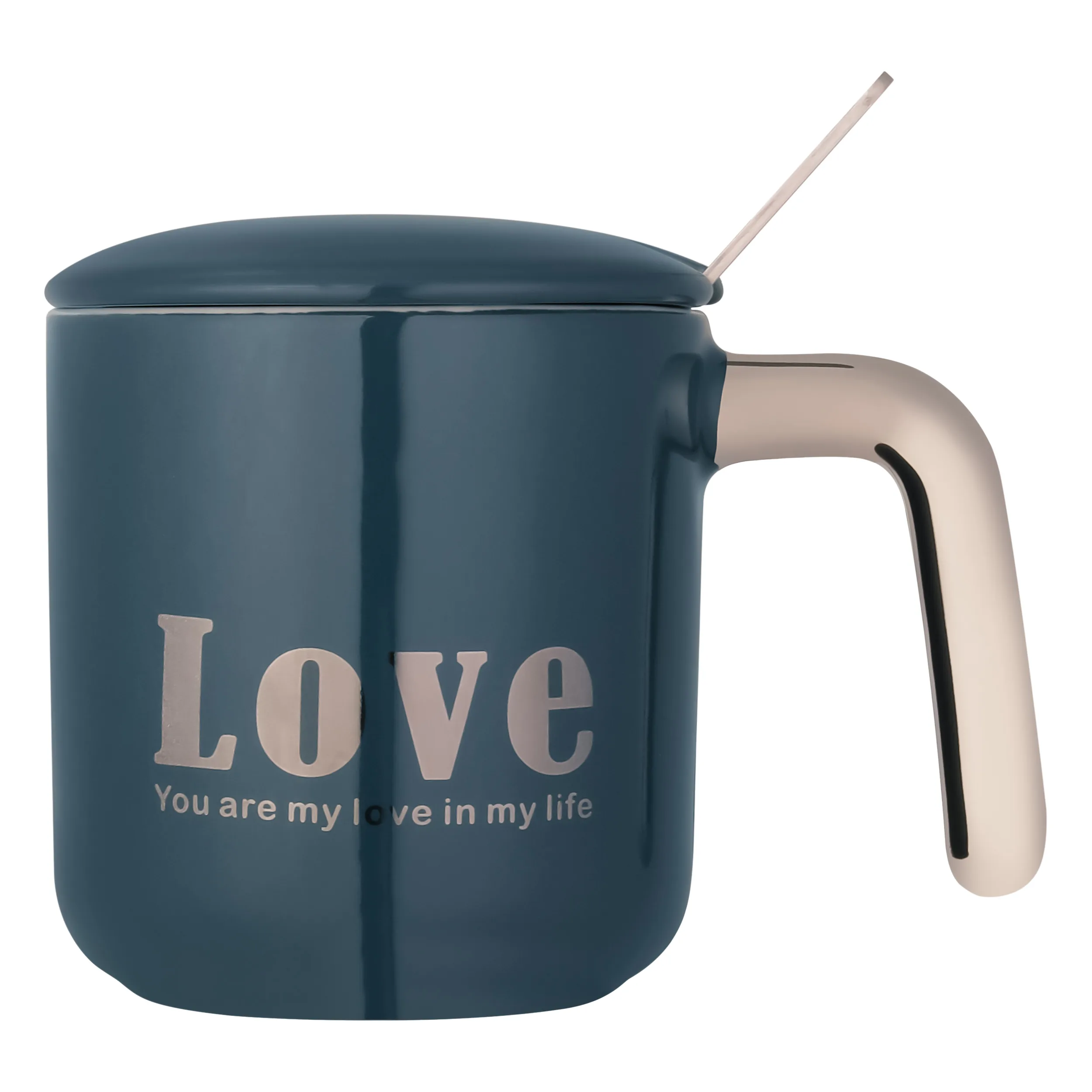 ماگ طرح درب دار مدل love