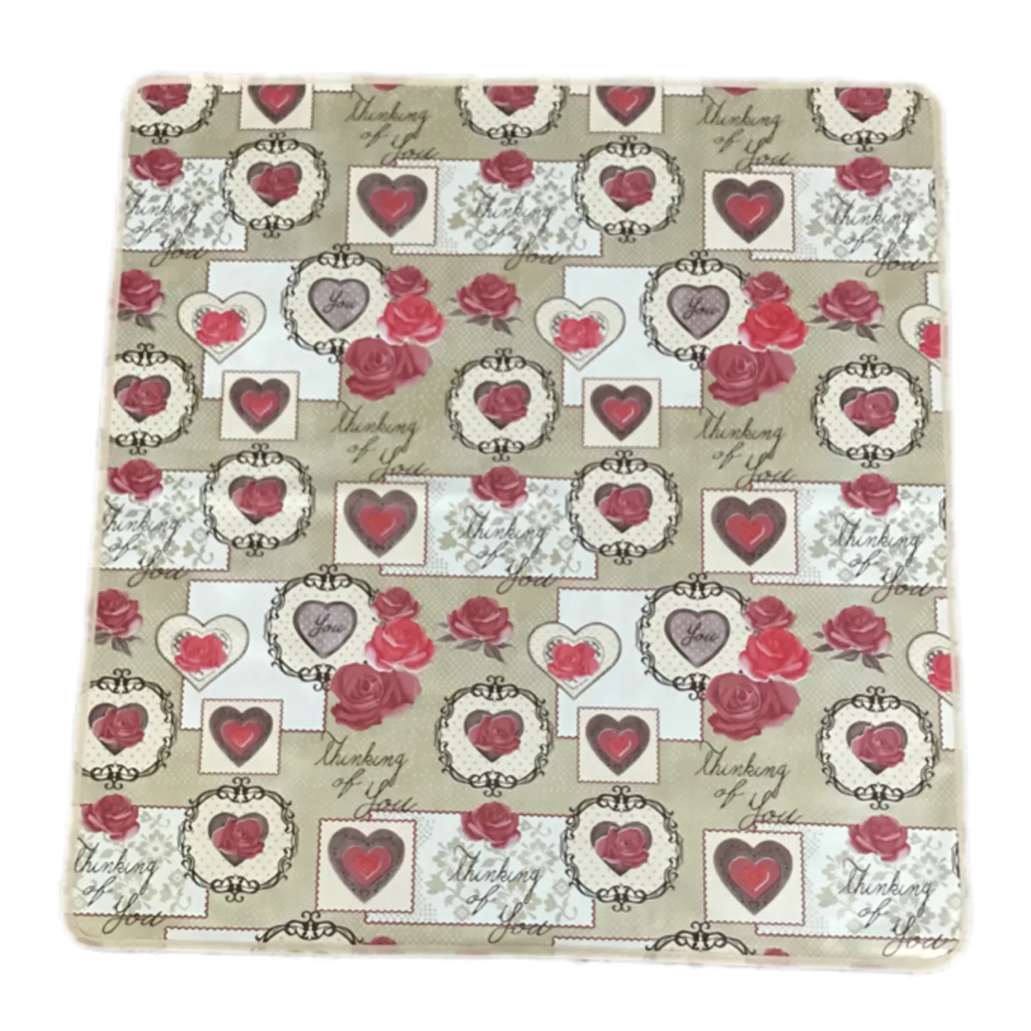 سفره 2 نفره مدل آوا طرح 2 رو سایز 70×70 سانتی متر کد 04