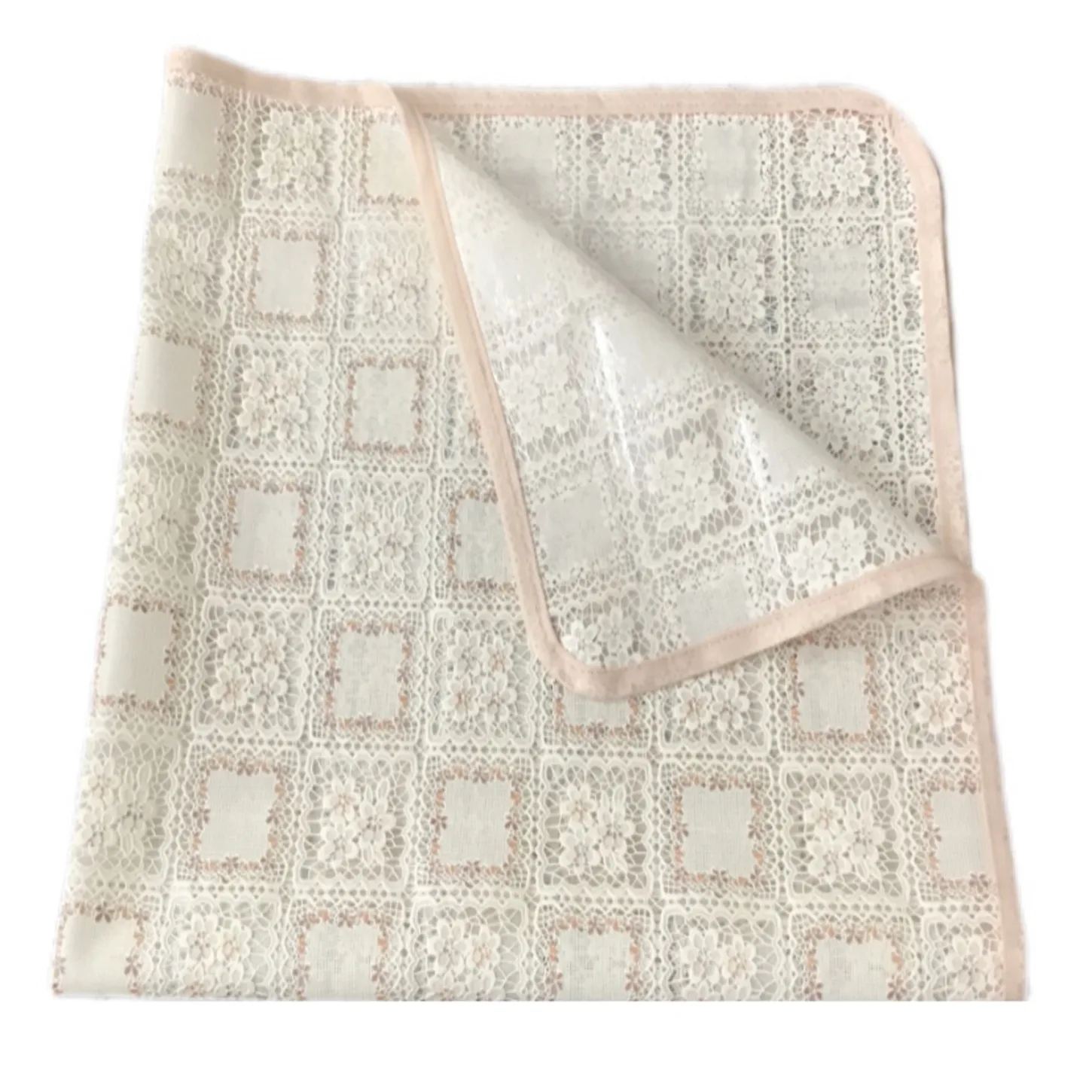 سفره 4 نفره مدل رویال طرح گیپور کد 06 سایز 100×100 سانتی متر