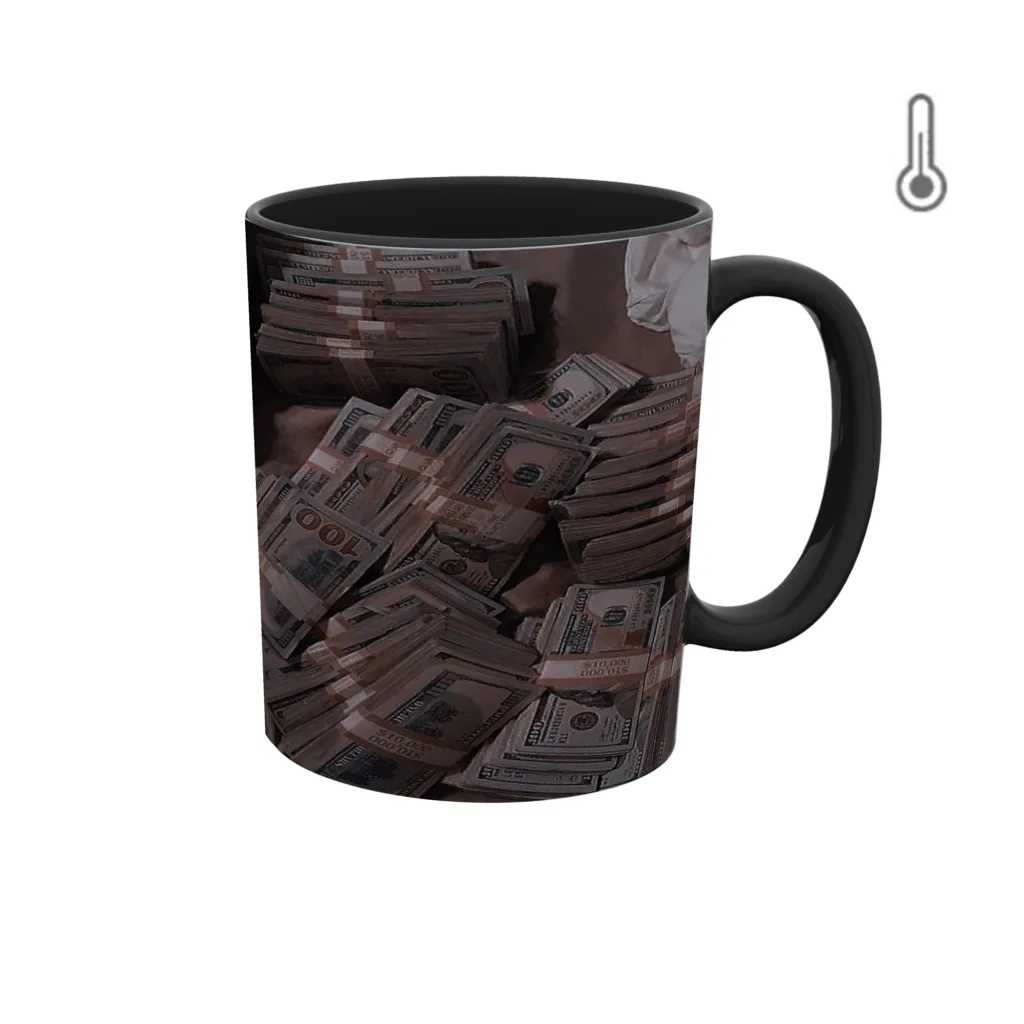 ماگ حرارتی طرح پول و دلار , انگیزشی