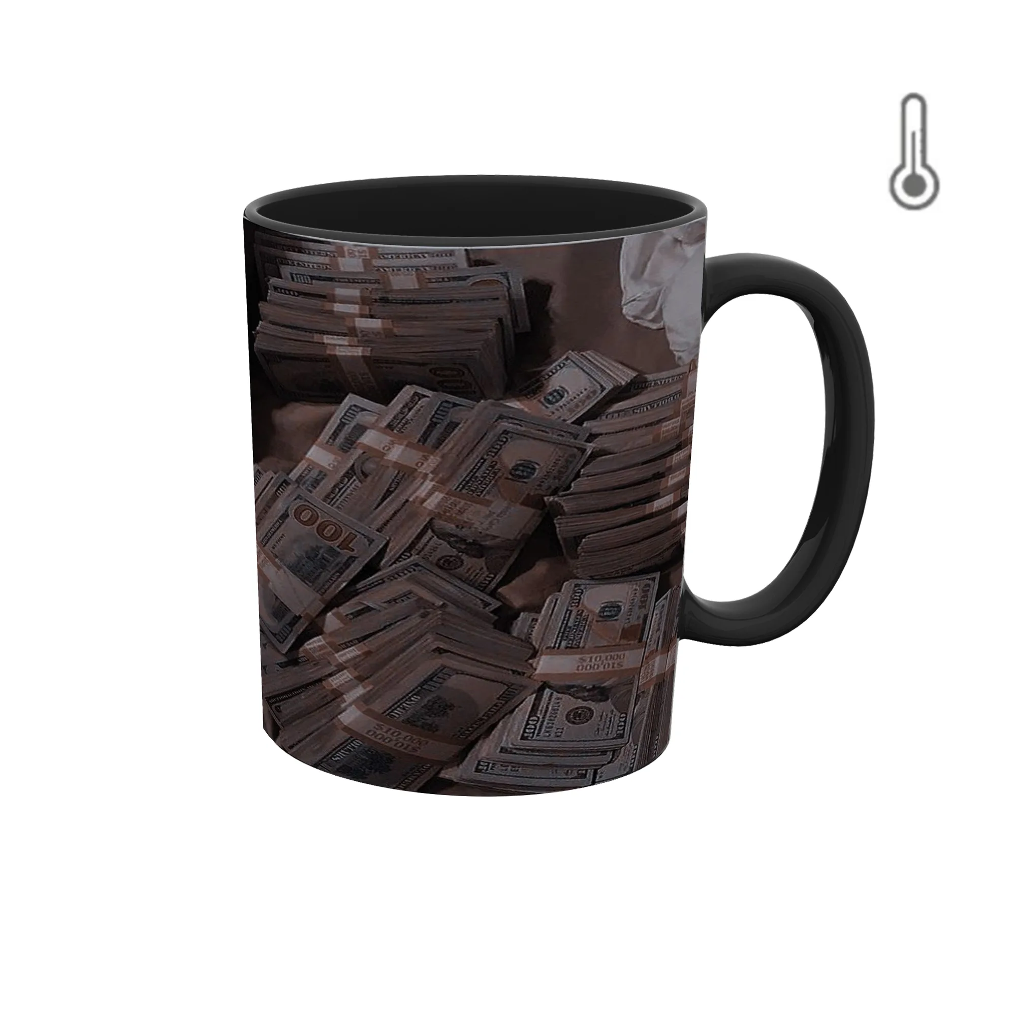 ماگ حرارتی طرح پول و دلار , انگیزشی