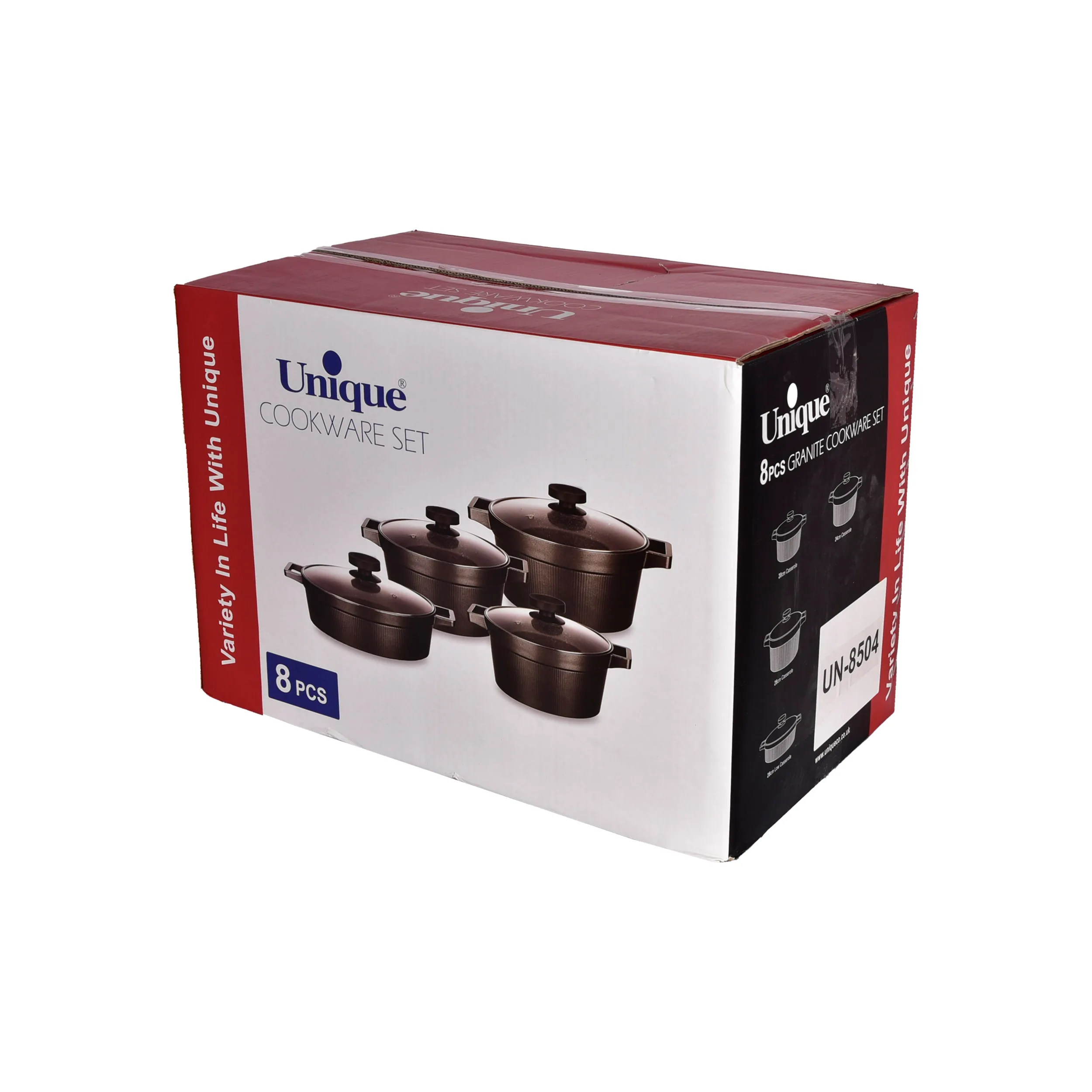 سرویس پخت و پز 8 پارچه یونیک مدل دیاموند کد 8500