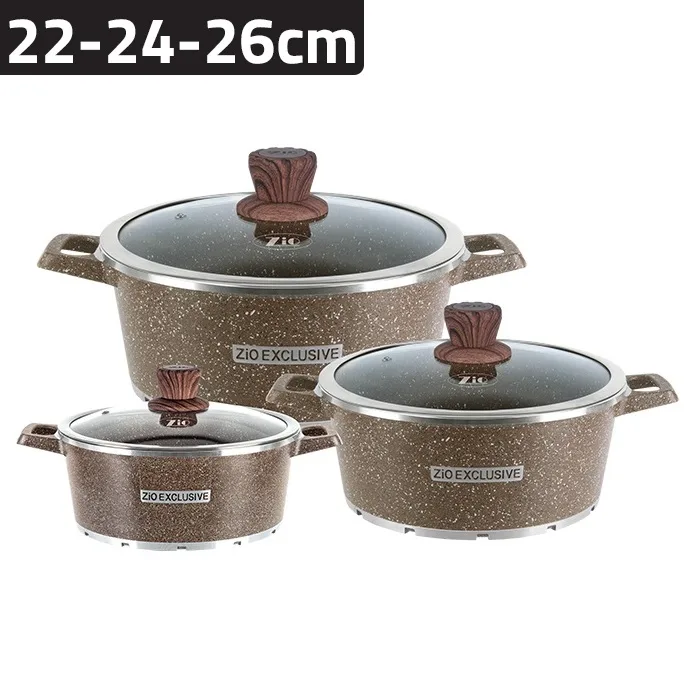 سرویس پخت و پز شش پارچه زیو مدل Z-8400-26