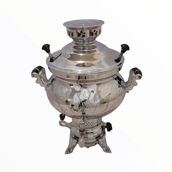 سماور گازی مدل گلستان کد 802 گنجایش 8 لیتر