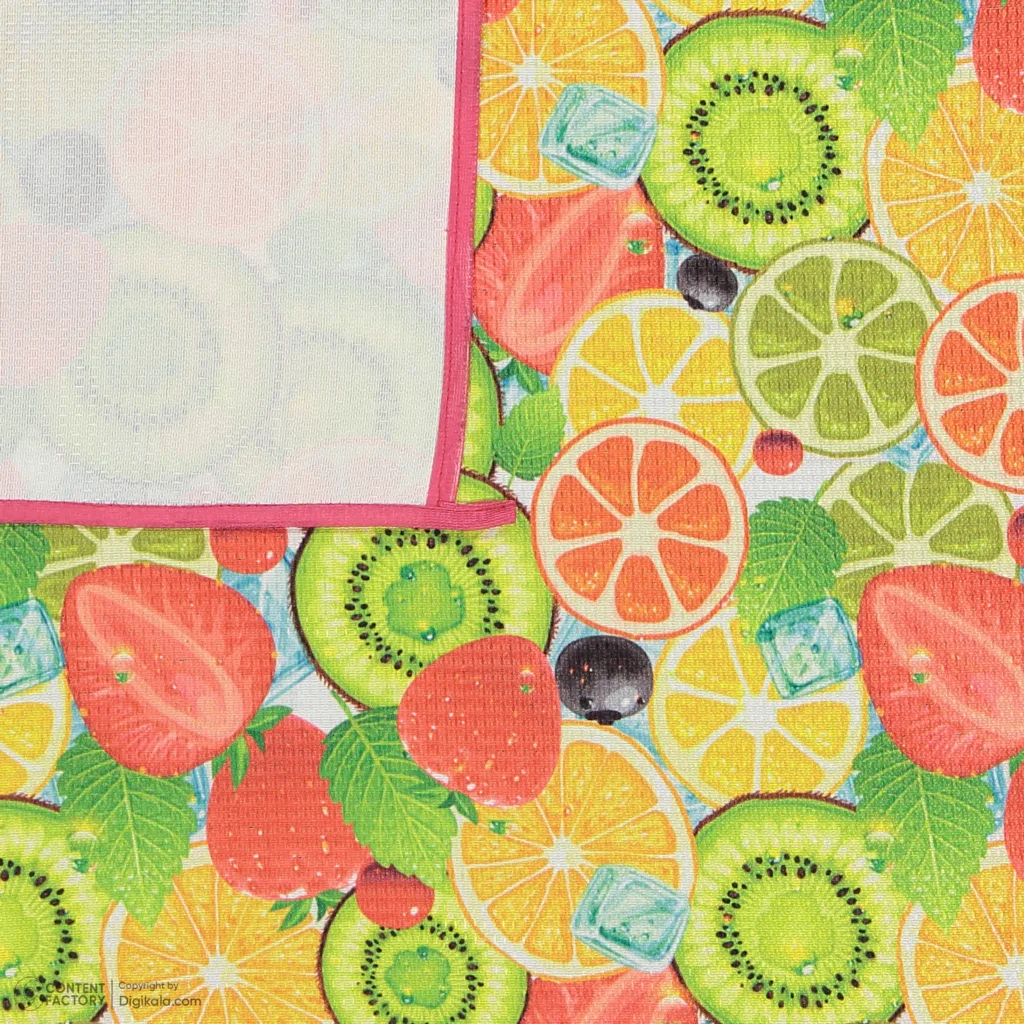 سفره 4 نفره طرح میوه سایز 75*100 سانتی متر