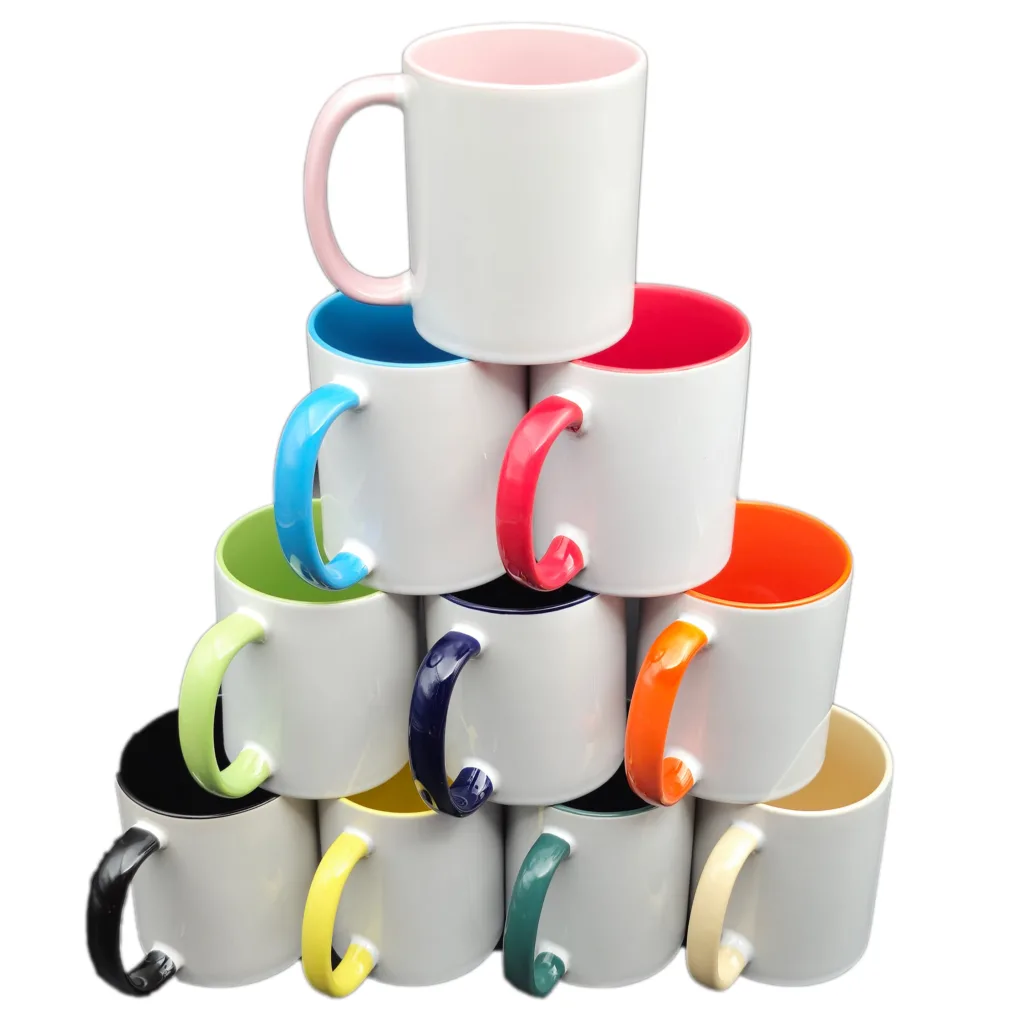 ماگ مدل پدر دسته رنگی کد 9129