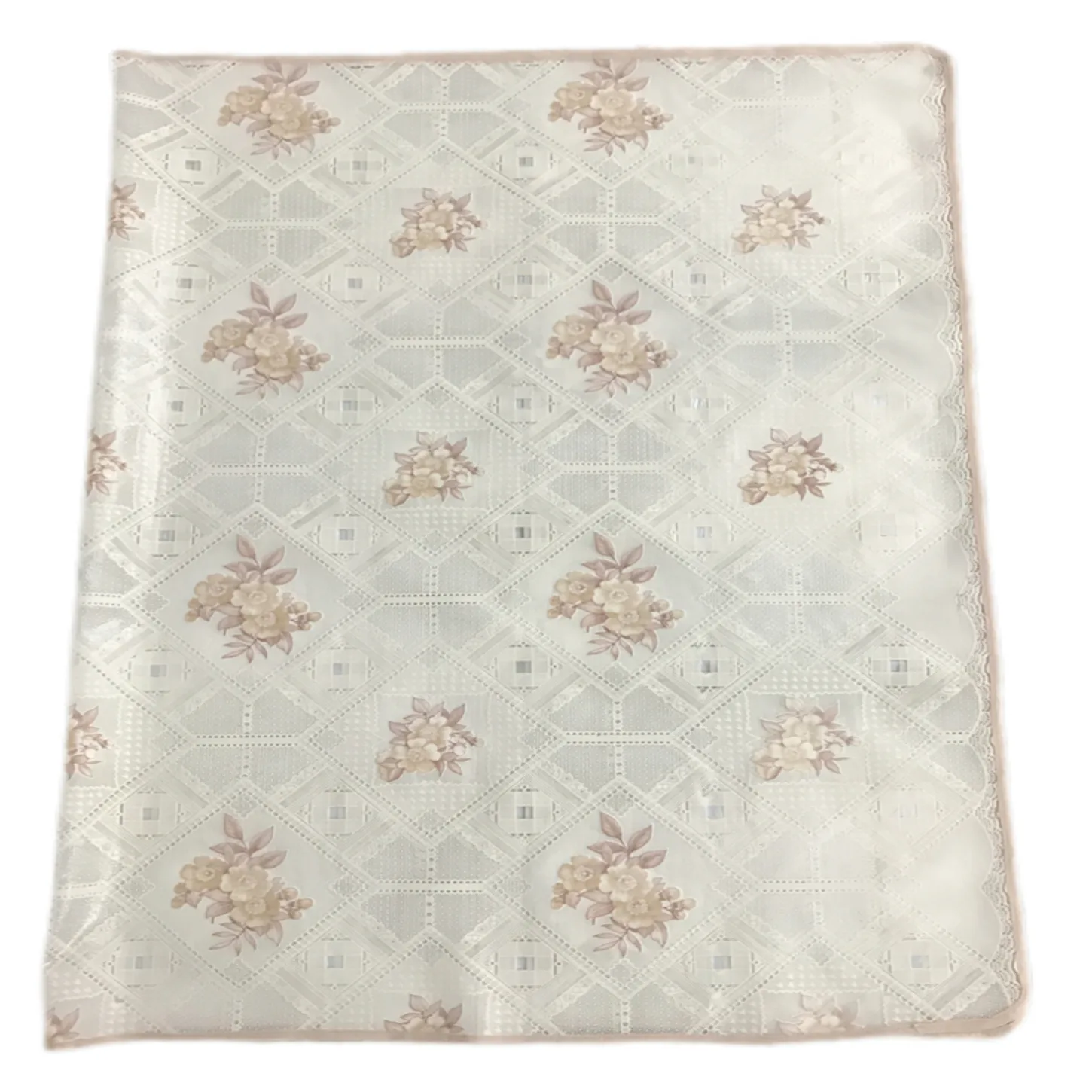 سفره 14 نفره مدل رویال طرح گیپور سایز 300×140 سانتی متر