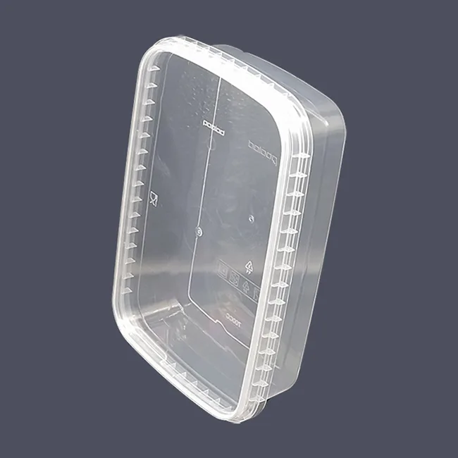 ظرف نگهدارنده پولاد پویش مدل فریزری و مایکروویوی طرح شفاف کد 700cc بسته 30 عددی