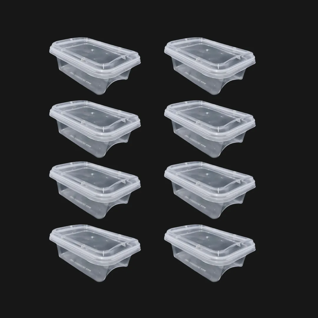 ظرف نگهدارنده مدل فریزری کد 200cc مجموعه 8 عددی