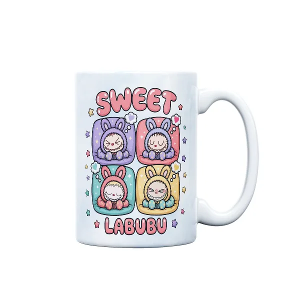 ماگ مدل عروسکی طرح لابوبو کد 1523