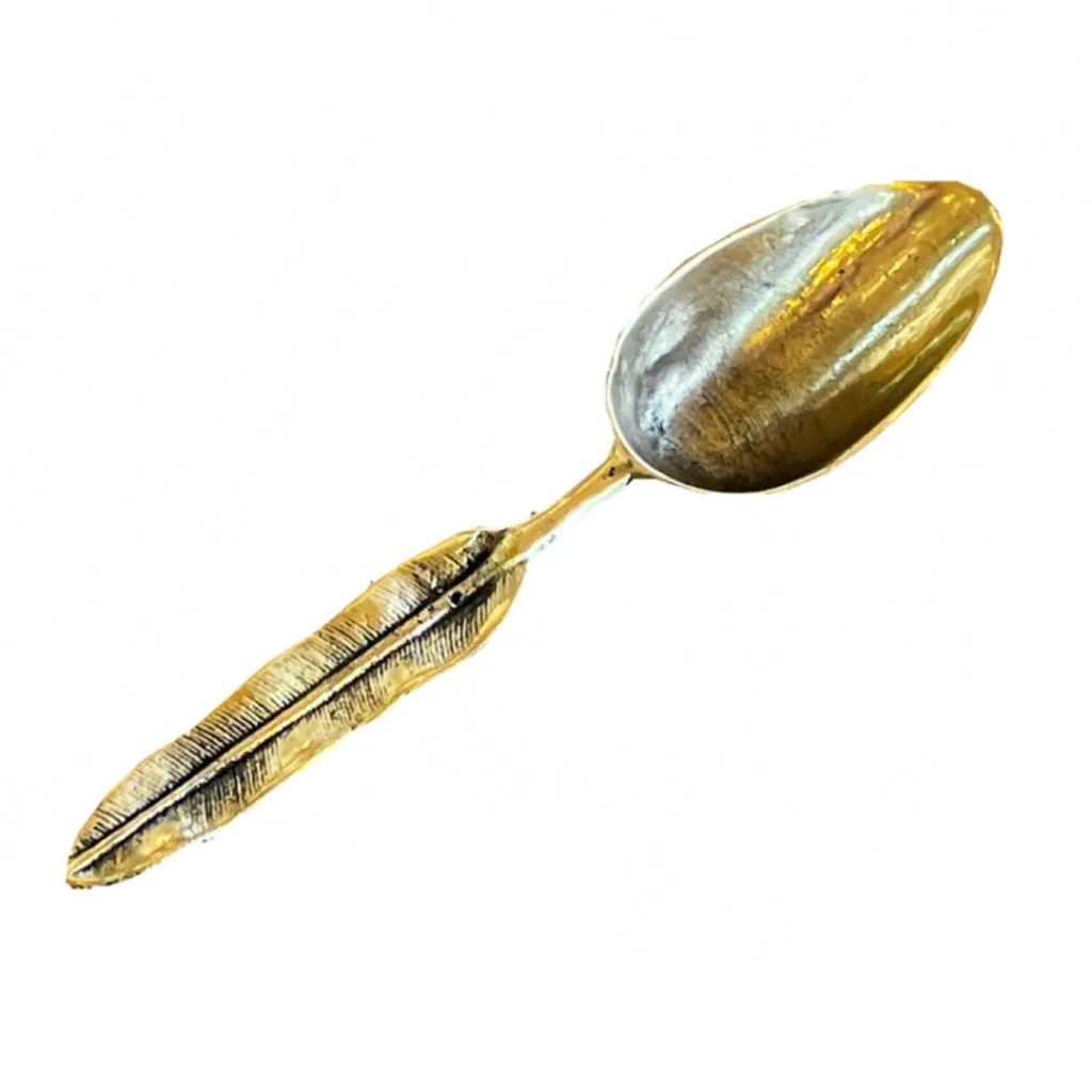 قاشق آجیل خوری طرح پر کدG1