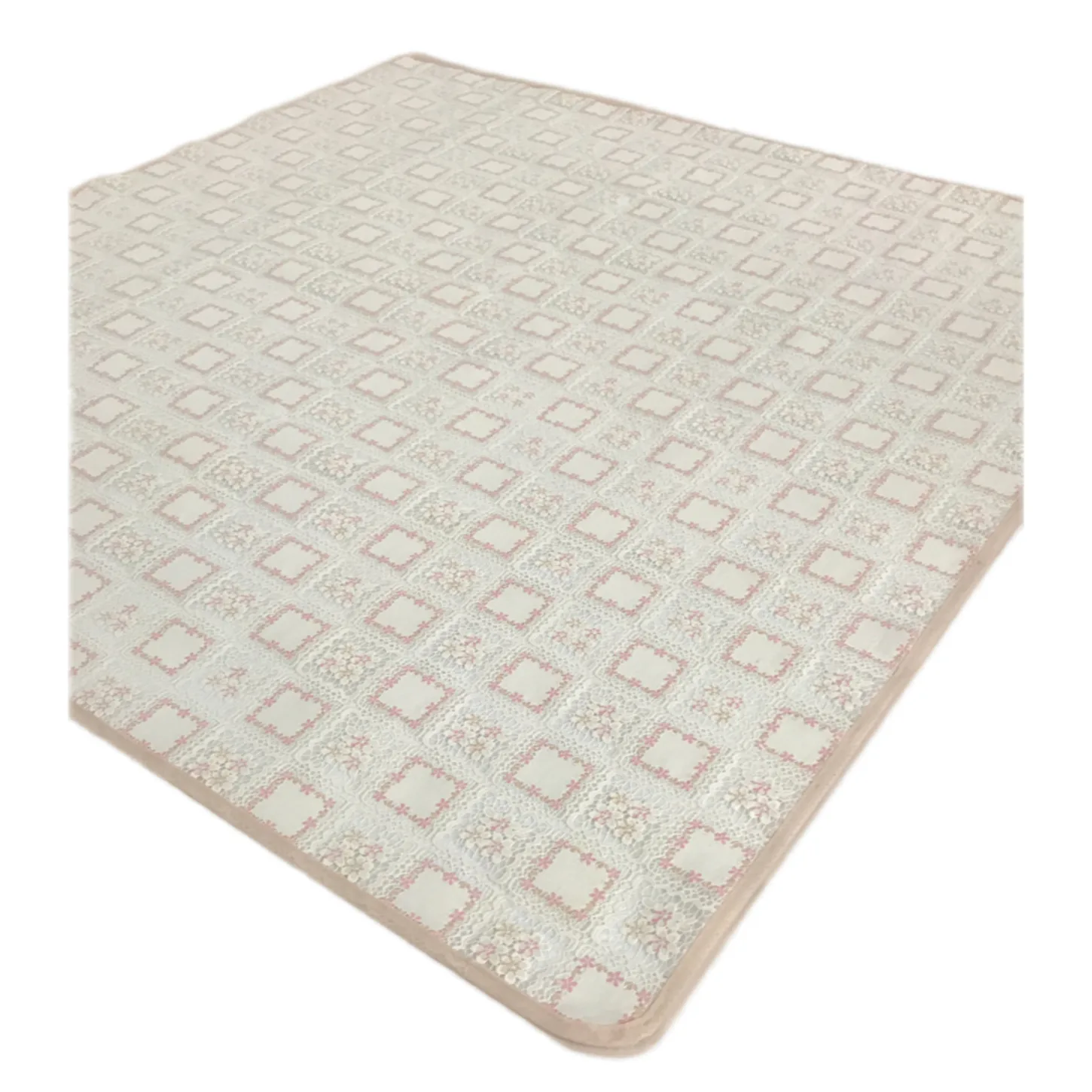 سفره 14 نفره مدل رویال طرح گیپور سایز 350×100 سانتی متر