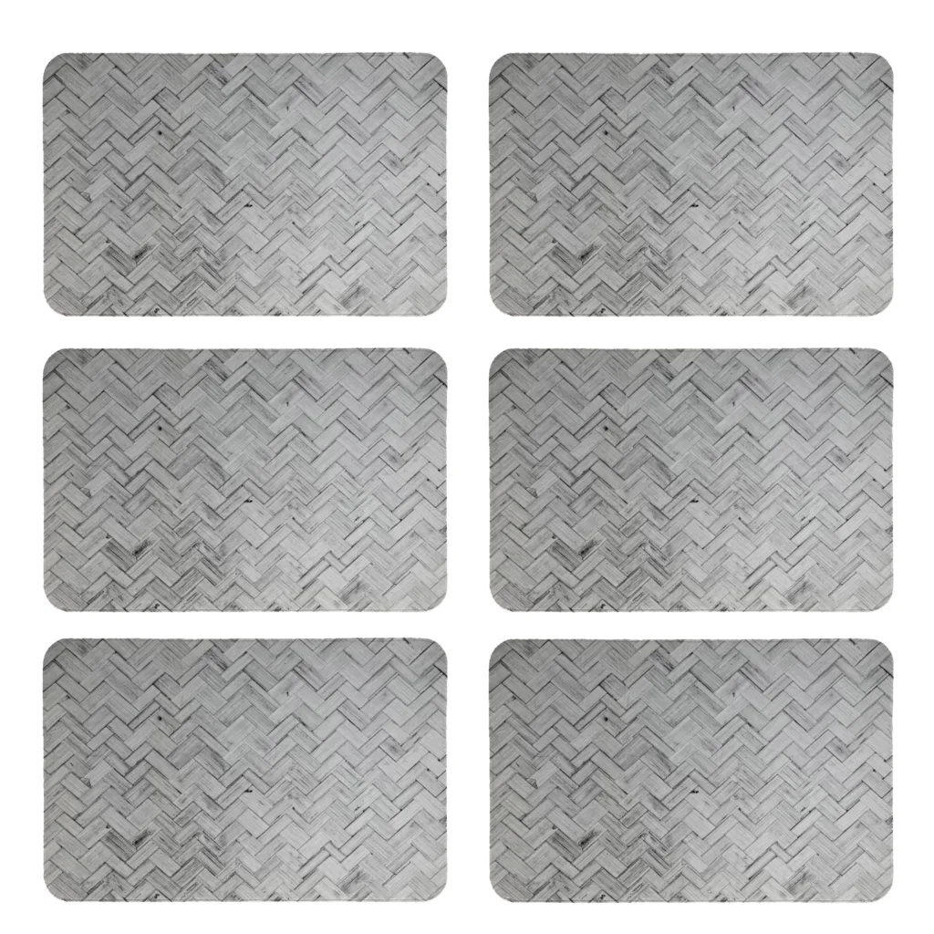 زیربشقابی طرح حصیر کد 8061 بسته 6 عددی