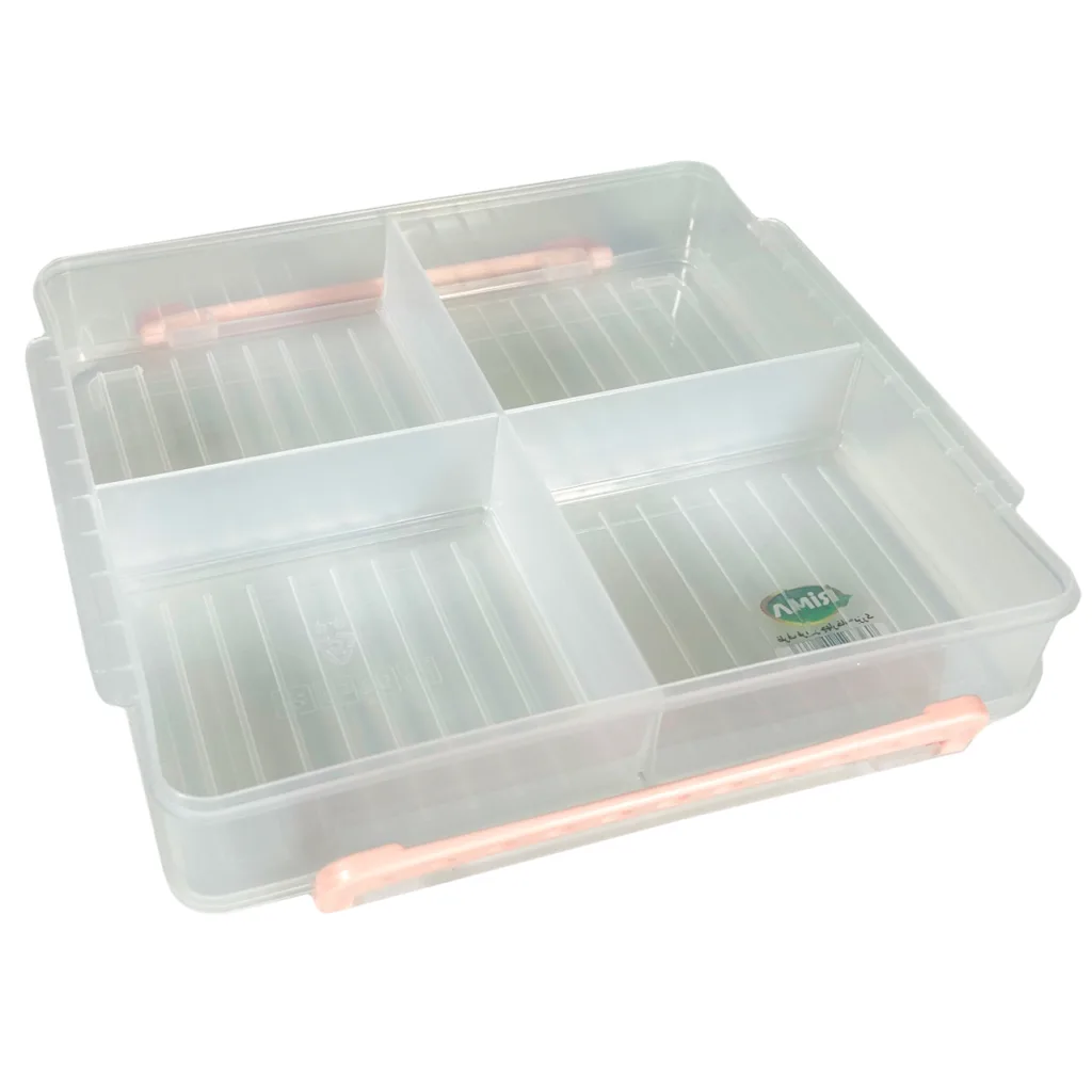 ظرف نگهدارنده ریما مدل چهارخانه 800g