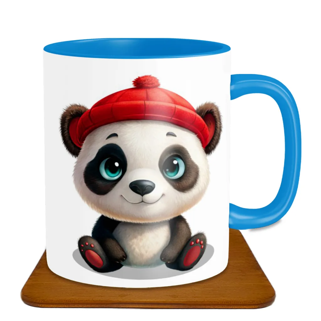 ماگ ساده سرامیکی مدل SF1004 به همراه زیرلیوانی