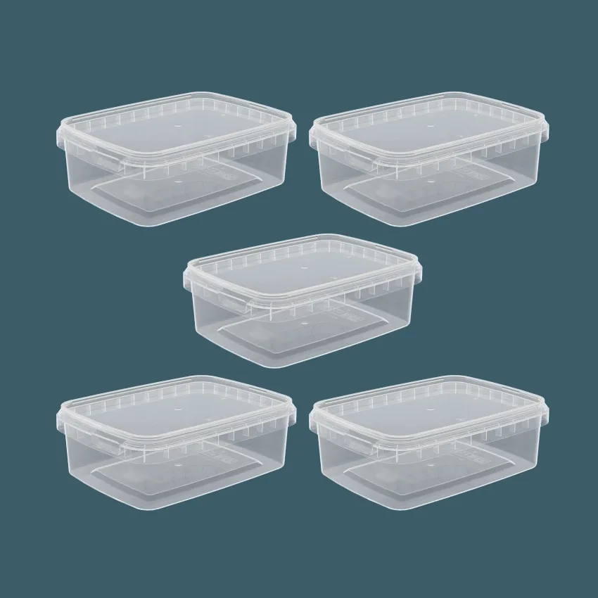 ظرف نگهدارنده مدل microwave 400cc بسته 5 عددی