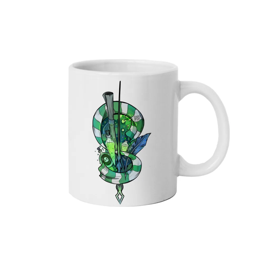 ماگ هومرو طرح هری پاتر اسلیترین مدل M1351