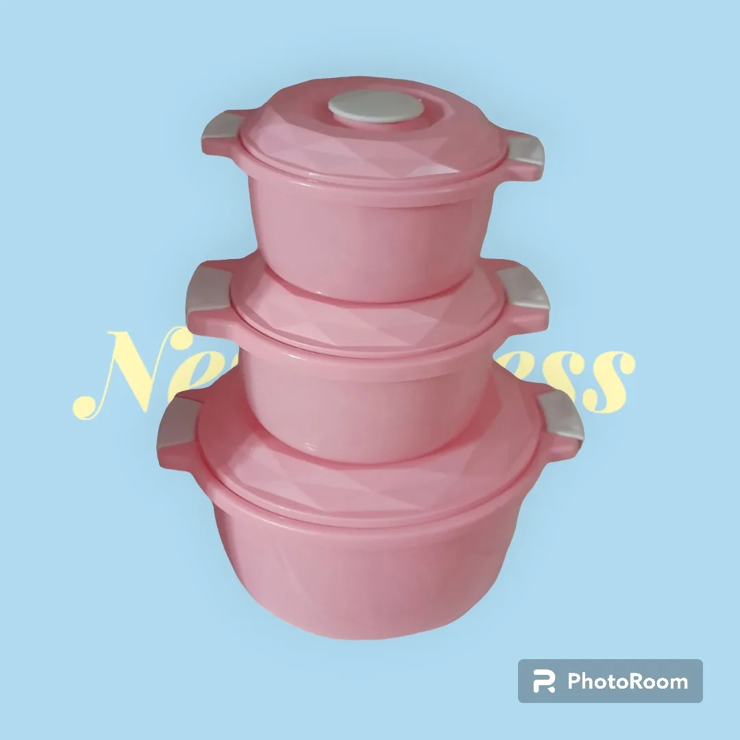 ظرف نگهدارنده غذا مدل SS مجموعه سه عددی