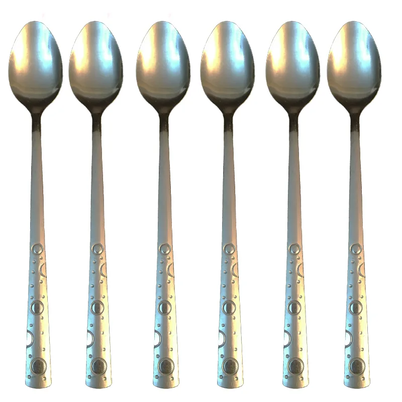 قاشق شربت خوری مدل توپی مجموعه 6 عددی