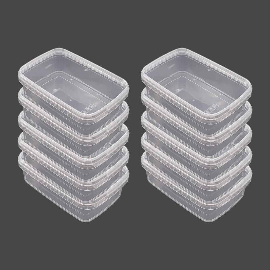 ظرف نگهدارنده مدل microwave کد 1000cc بسته 10 عددی