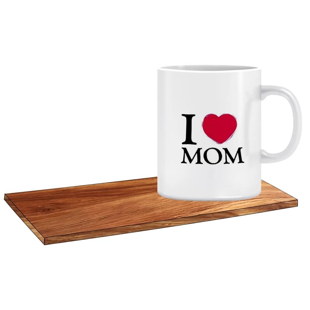 ماگ ال ایکس پی مدل کادو روز مادر برای مادرشوهر کد 472 به همراه زیر لیوانی