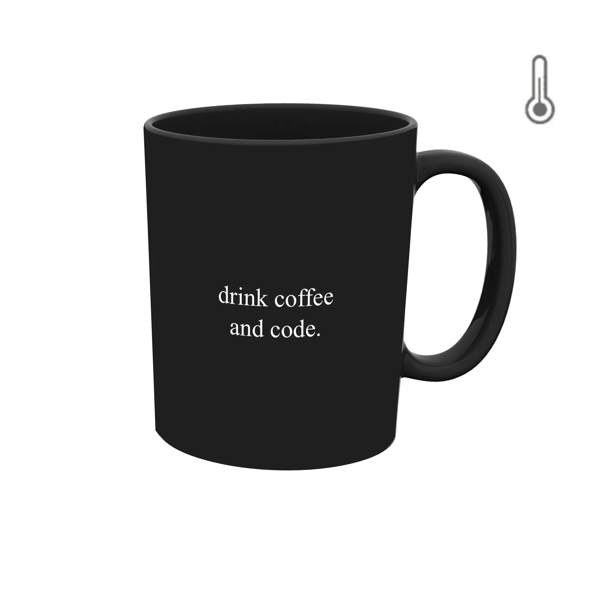 ماگ حرارتی طرح گرافیکی برنامه نویسی و کامپیوتر