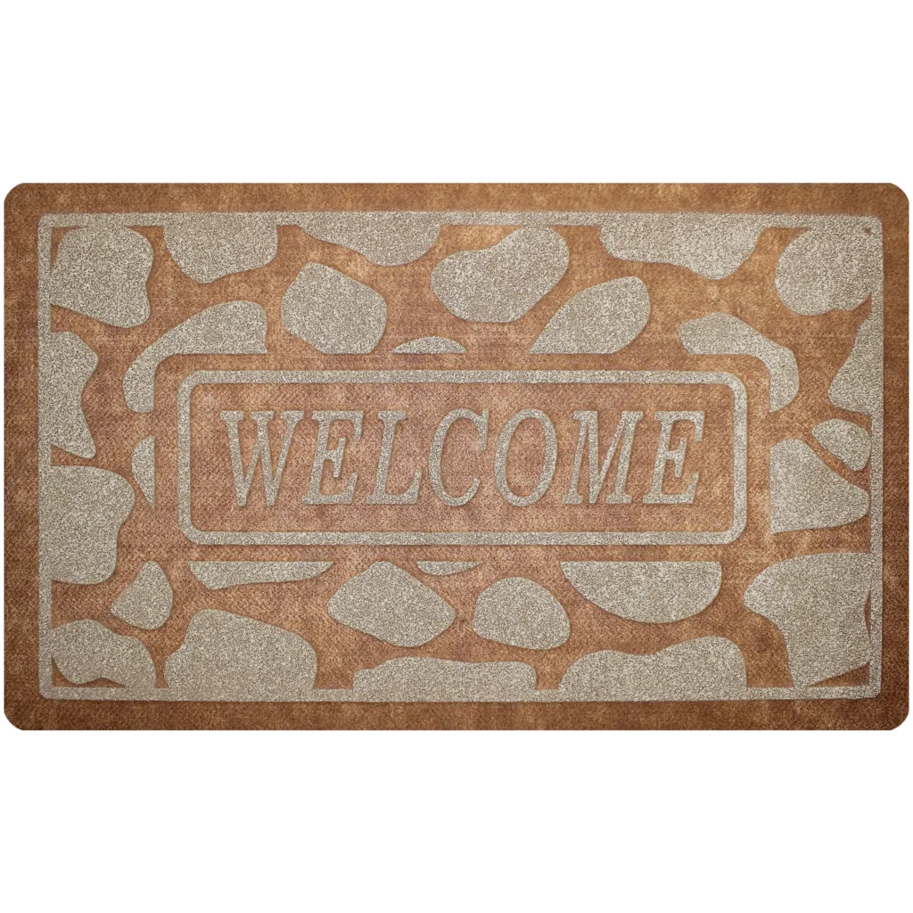 پادری مدل برجسته Welcome کد 1806 سایز 75x45 سانتی متر