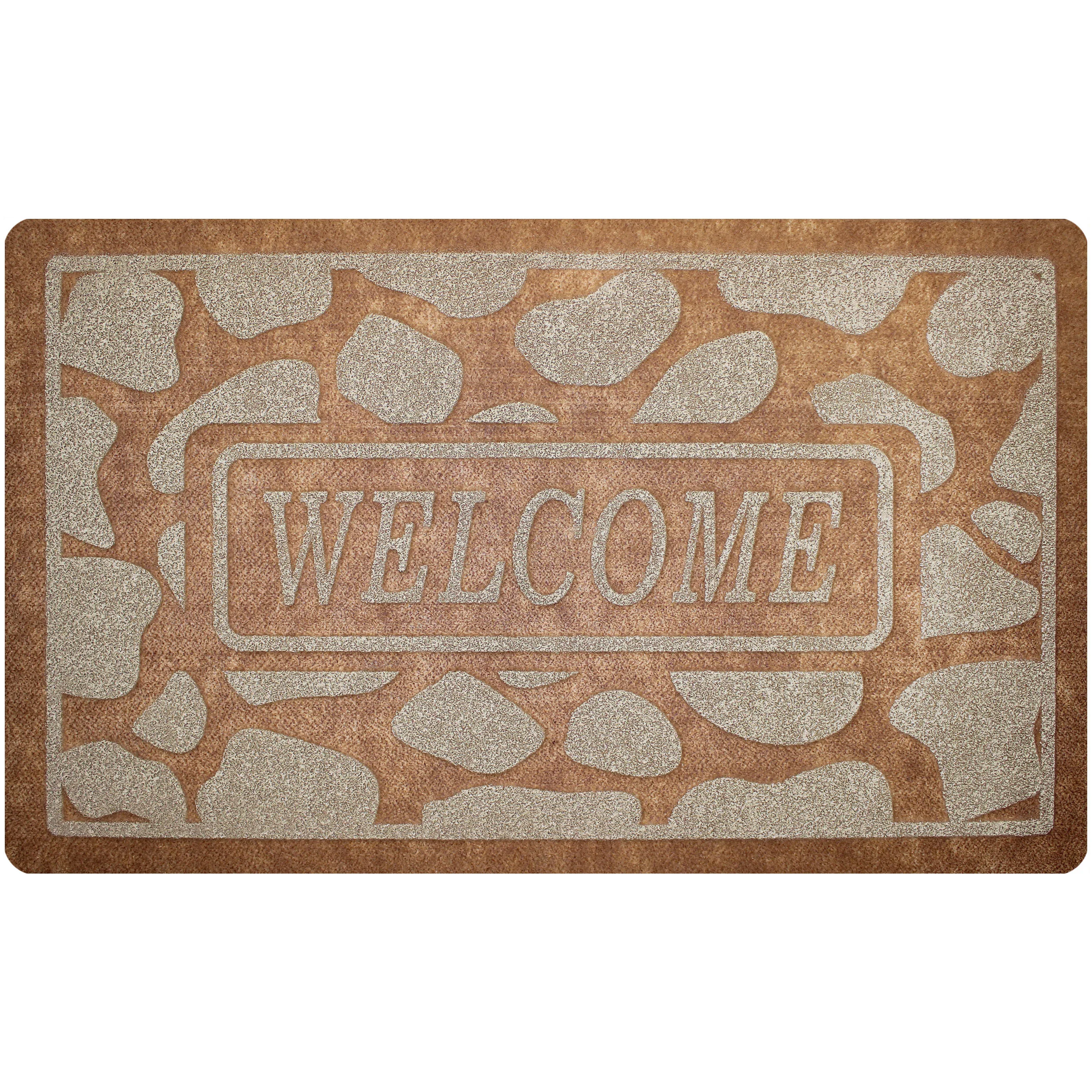 پادری مدل برجسته Welcome کد 1806 سایز 75x45 سانتی متر