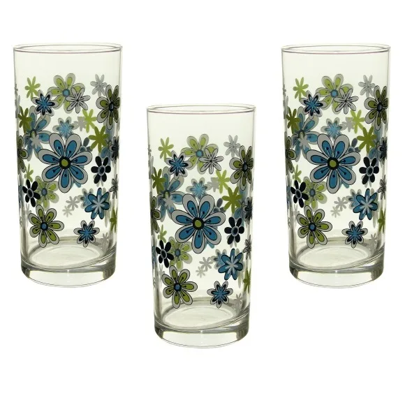 لیوان پاشاباغچه مدل FLORAL42402 مجموعه 3 عددی