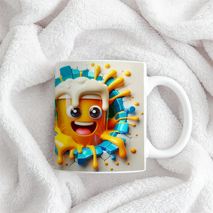 ماگ حس آمیزی طرح سه بعدی مدل ماگ کیوت کد Beer1