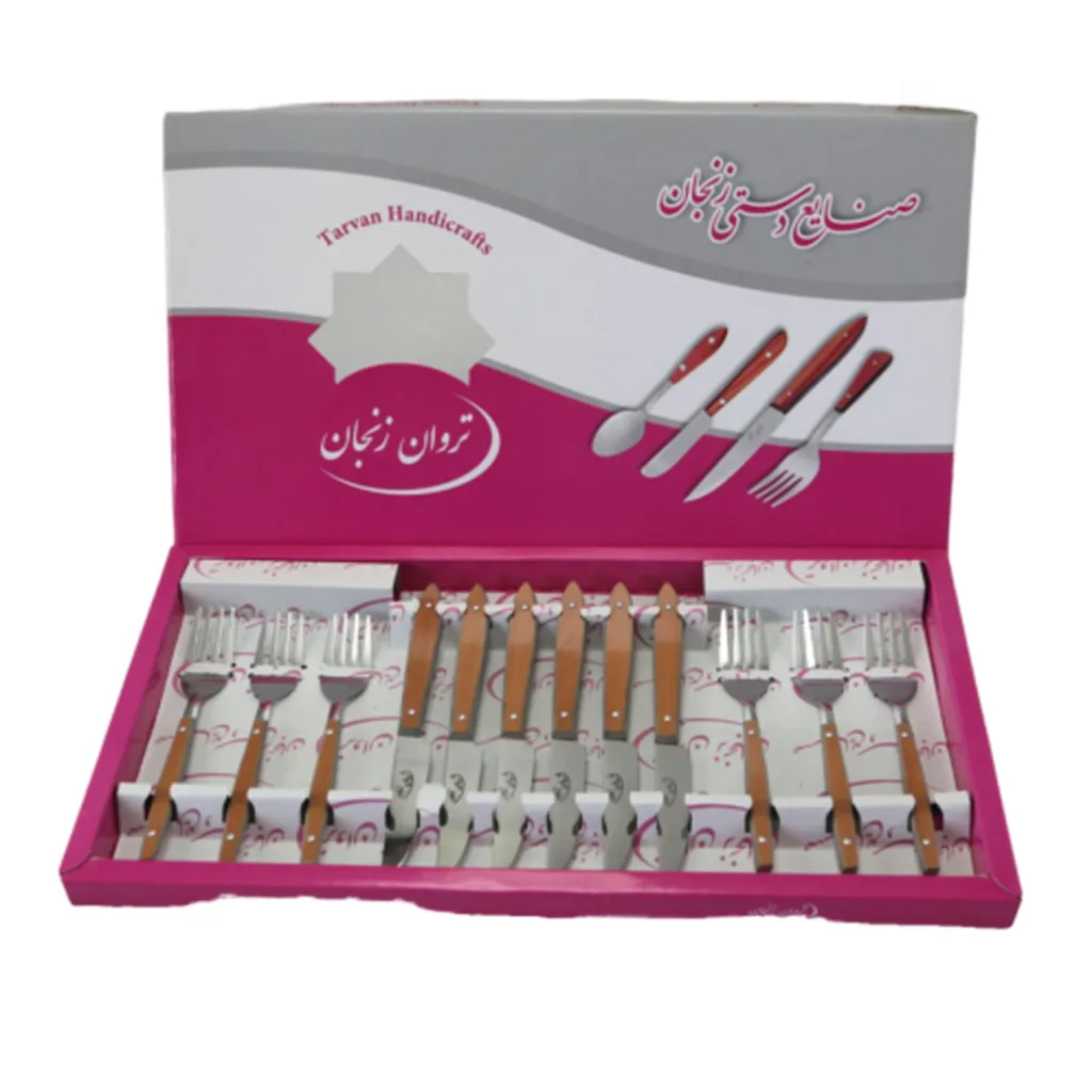ست چنگال و کارد 12 پارچه دست ساز مدل MS-10