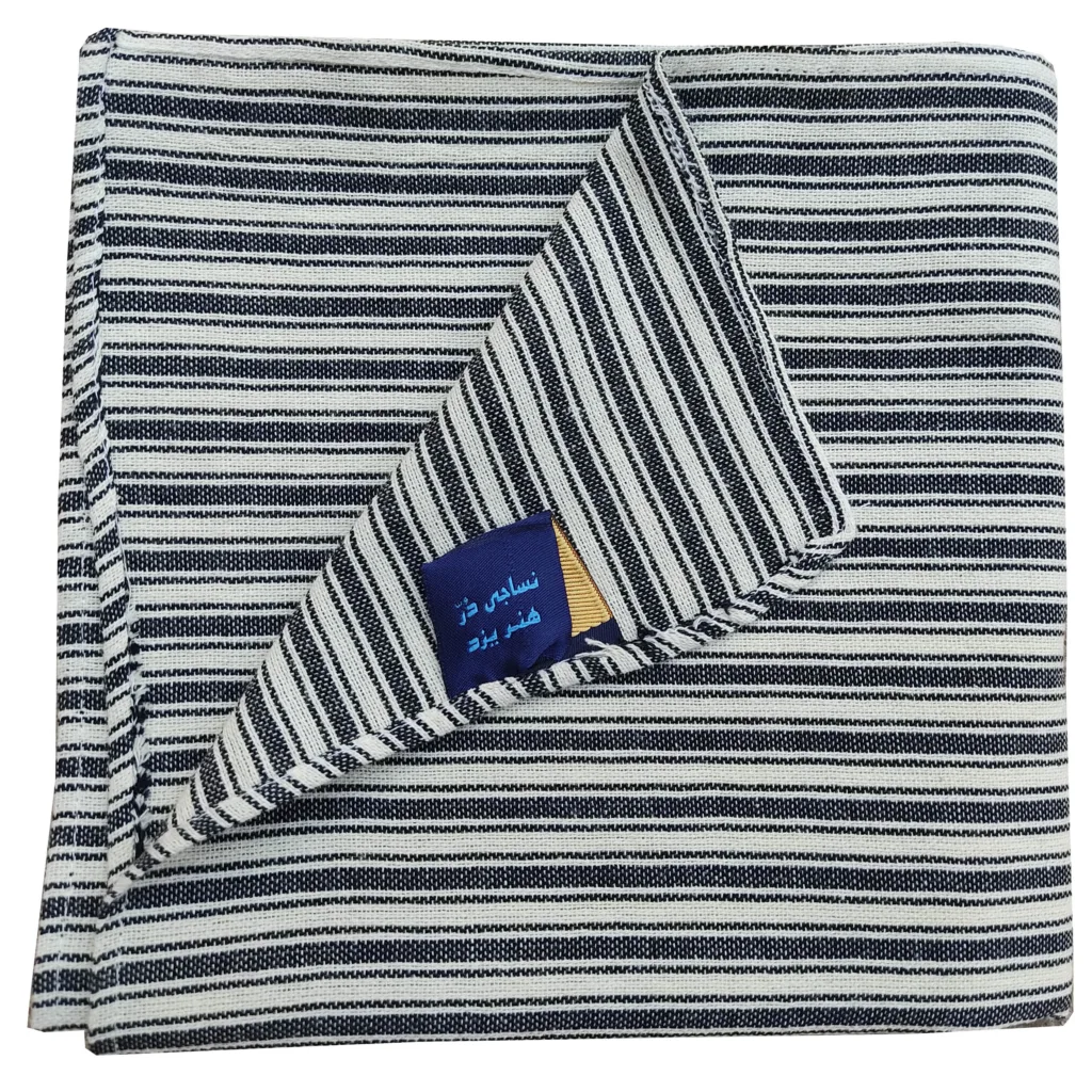 سفره 4 نفره نساجی دُر هنر یزد مدل راه راه کد 11