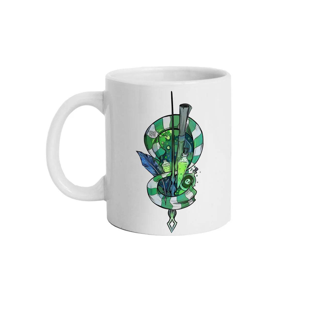 ماگ هومرو طرح هری پاتر اسلیترین مدل M1351