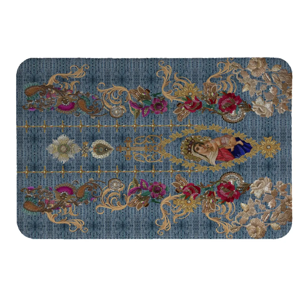 پادری طرح گل کد 5231 سایز 110× 80 سانتی متر