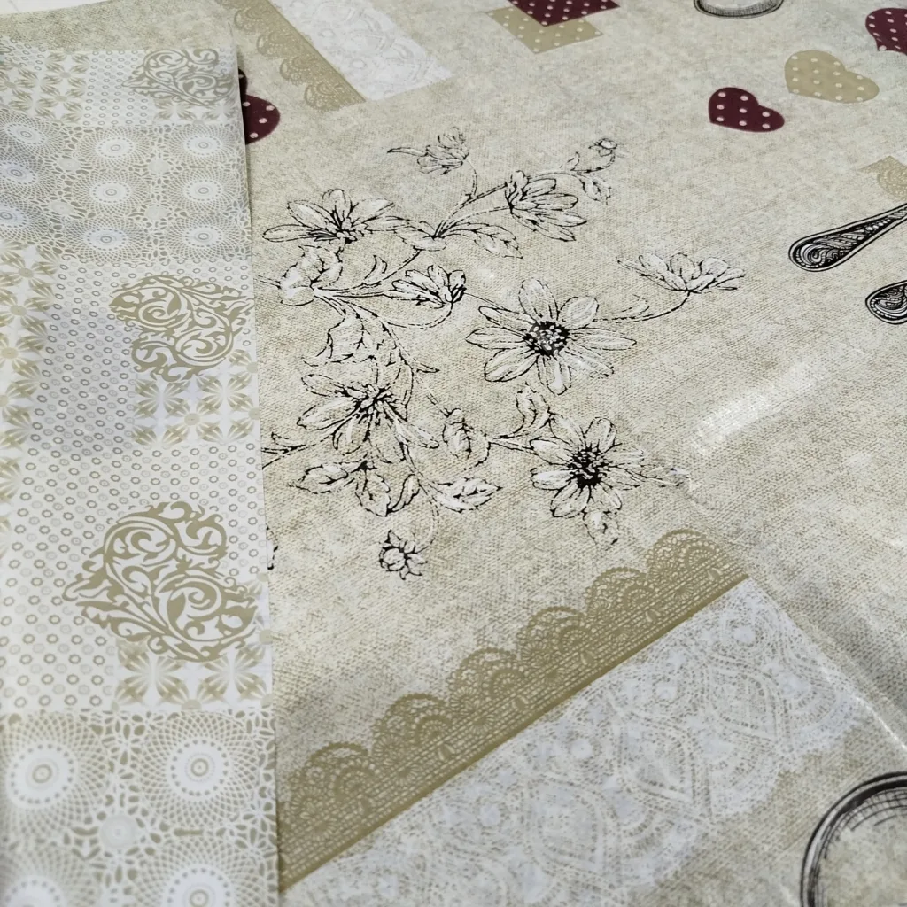 سفره 4 نفره مدل دوطرفه طرح قاشق و چنگال کد 2