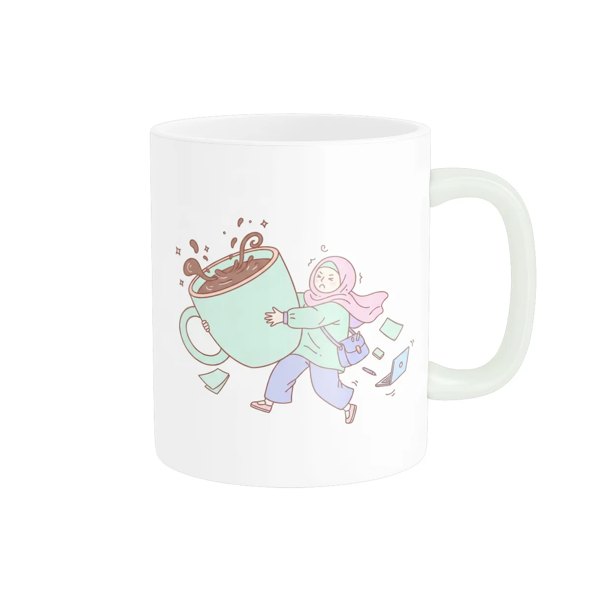 ماگ پاد آفرین مدل دختر کد 1095