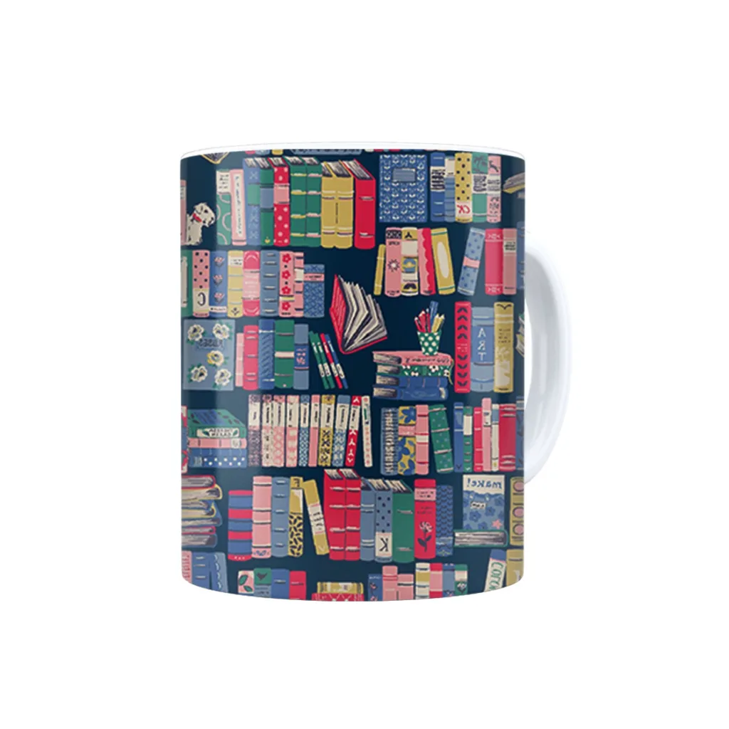 ماگ ترمه طراحان ایده مدل کتابخانه ی رنگی کد strm0060