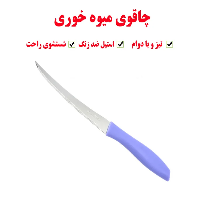 چاقو میوه خوری کد 1001 بسته 3 عددی