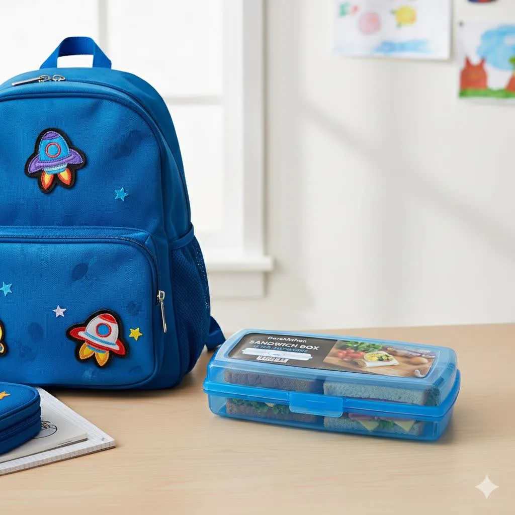 ظرف نگهدارنده درخشان مدل ساندویچ باکس