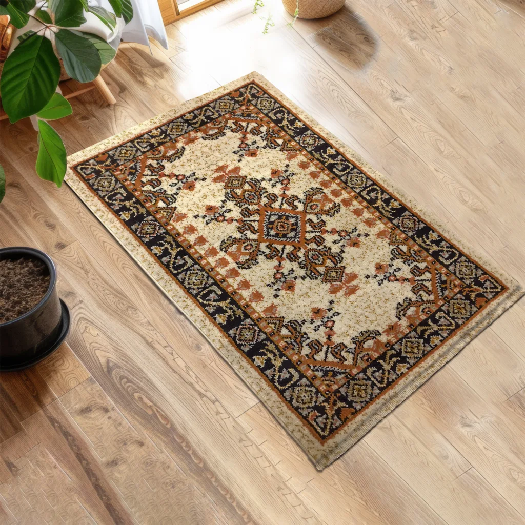 پادری طرح مستطیل کد E 49 سایز 80×50 سانتی متر مناسب برای فضای داخلی