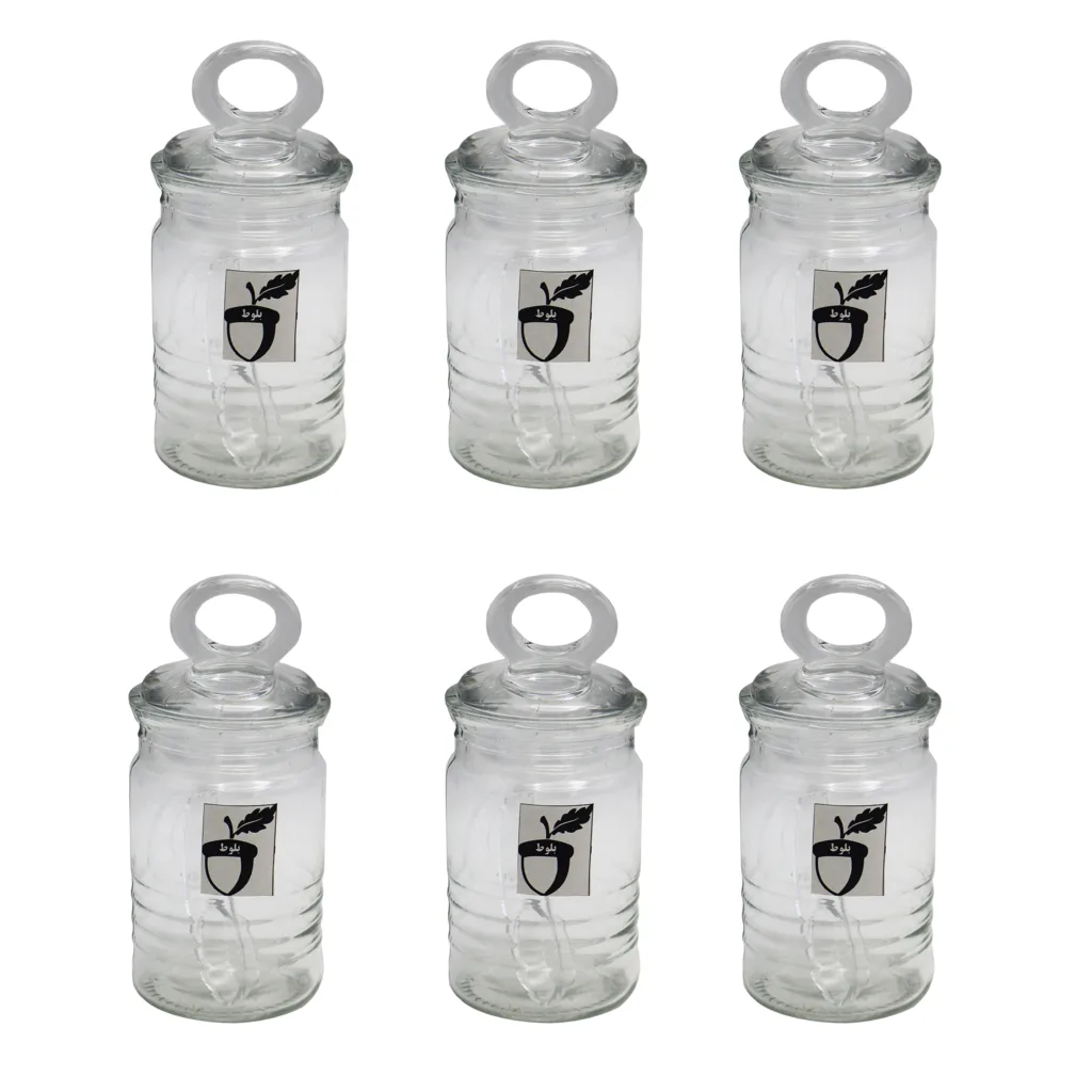 ست جای ادویه 6 پارچه مدل بلوط کد YP-200ML