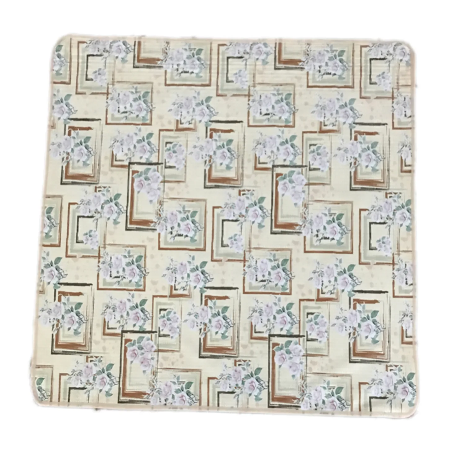 سفره 2 نفره مدل آوا طرح 2 رو سایز 70×70 سانتی متر کد 05