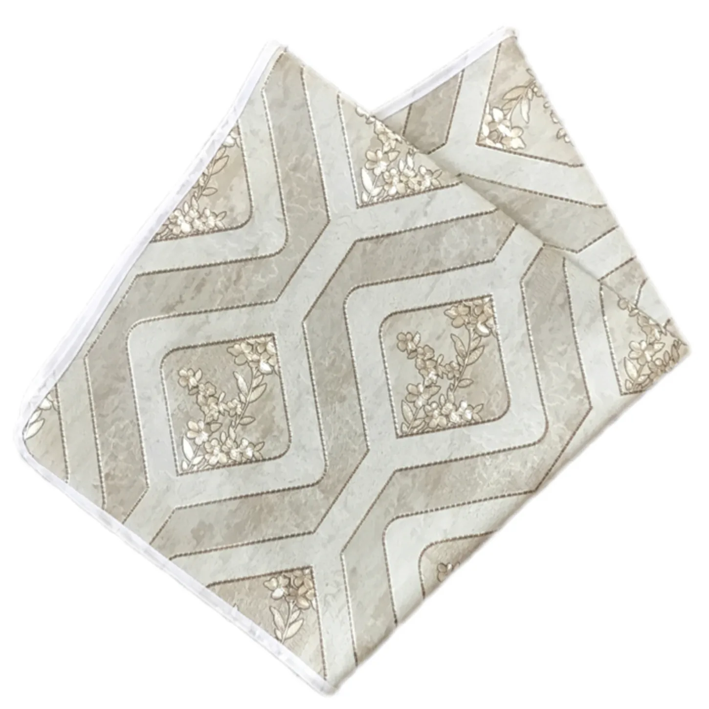 سفره 6 نفره مدل لوتوس طرح پشت نخی سایز 140×100 سانتی متر کد 05