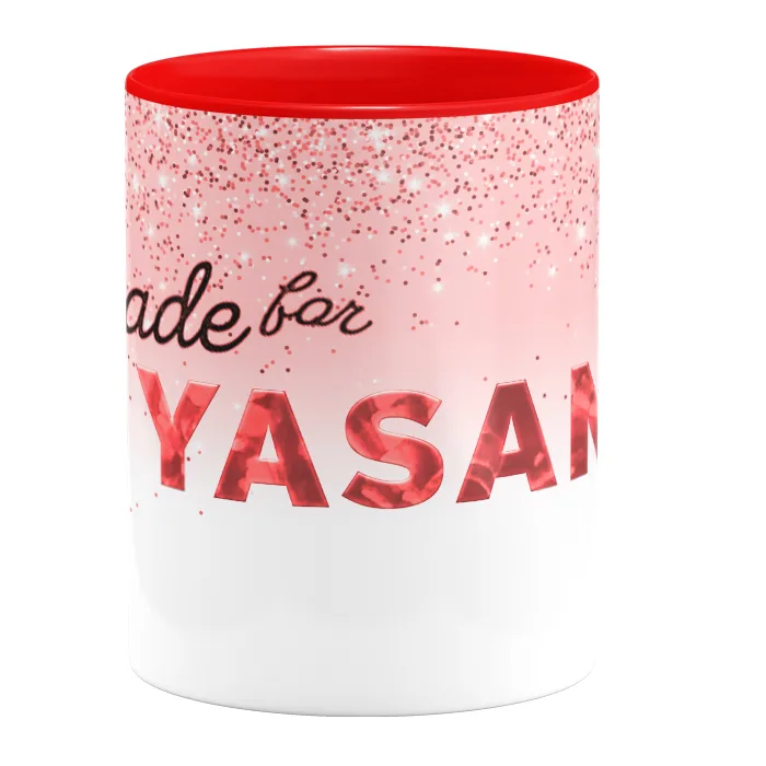 ماگ گالری وبفر مدل یاسمن به همراه زیر لیوانی