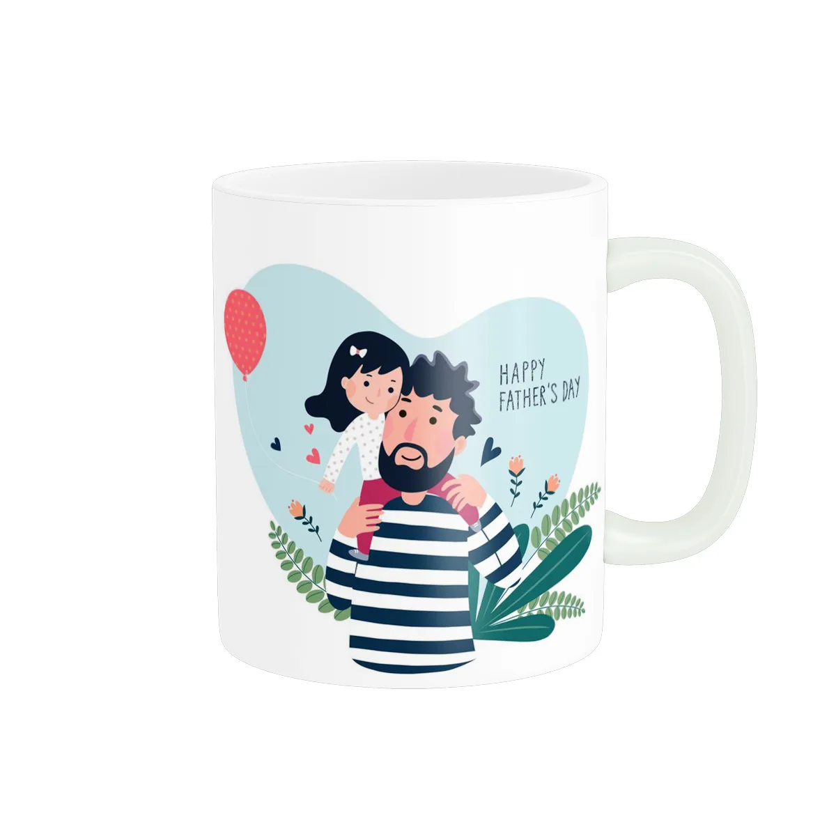 ماگ پادآفرین مدل روز پدر روز مرد طرح روز پدر مبارک کد p3146