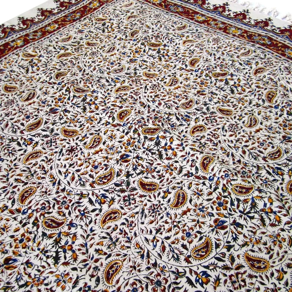 سفره 6 نفره مدل قلمکار زابلیان طرح بته سنتی کد R150