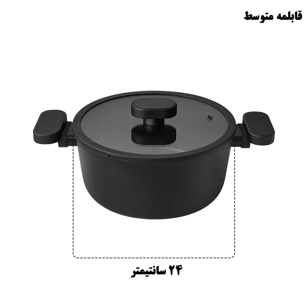 سرویس قابلمه و تابه آلومنیومی 7 پارچه لاوونی مدل LGR11012